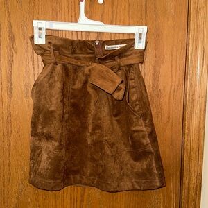 Abercrombie suede mini skirt
